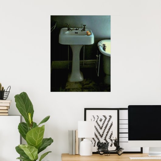 入浴時間 ポスター (ホームオフィス)