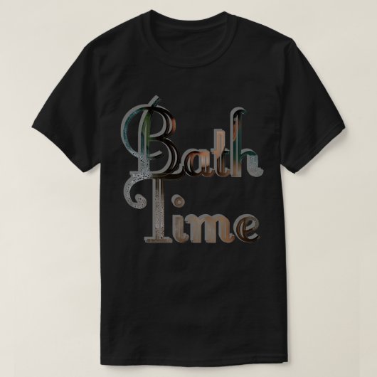 入浴時間 Tシャツ (デザイン正面)