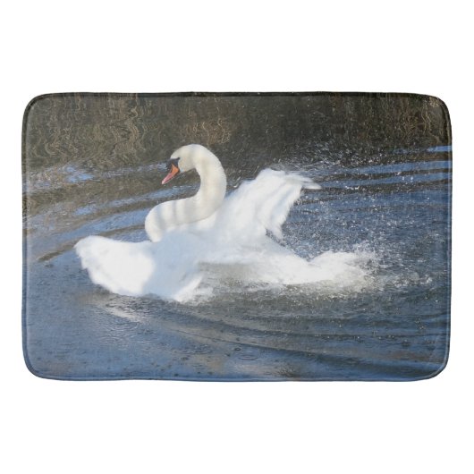 入浴用白鳥バスマット バスマット (正面)