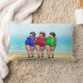 入浴用美しい枕 ランバークッション (ブランケット)