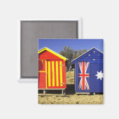 入浴箱，中央ブライトンビーチ，ポート2 マグネット (正面/裏面)