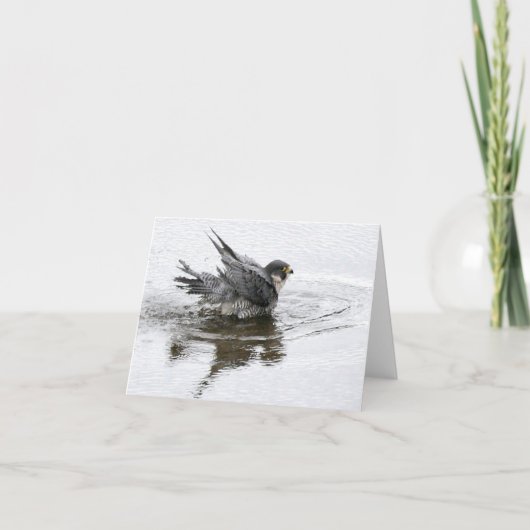 入浴美しいのメモまたはグリーティングカード カード (正面)