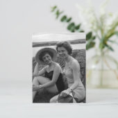 入浴美しいのヴィンテージ写真はがき ポストカード (スタンド正面)