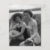 入浴美しいのヴィンテージ写真はがき ポストカード (正面)