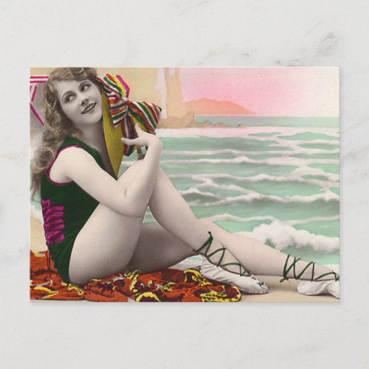 入浴美しいの過去 ポストカード (正面)