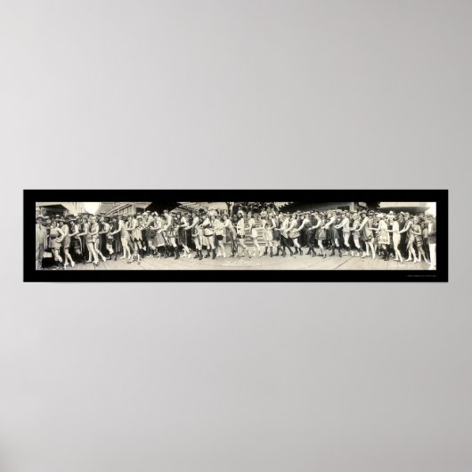 入浴美しいバルボア写真1920 ポスター (正面)