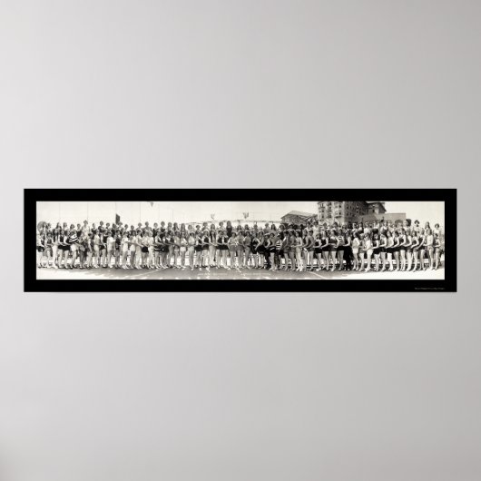 入浴美しいパレード写真1927 ポスター (正面)