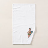 入浴美しいビーチタオルセット バスタオルセット (ハンドタオル)