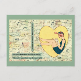 入浴美しい読ズアットビーチ ポストカード