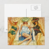 入浴美しい ポストカード (正面/裏面)