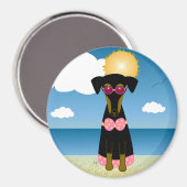 入浴美しい マグネット (正面/裏面)