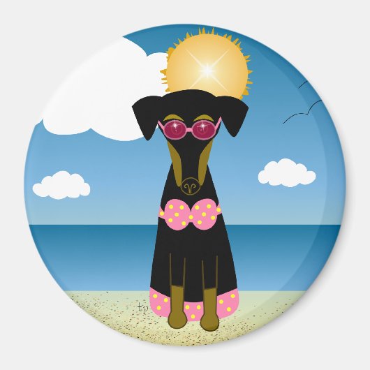 入浴美しい マグネット (正面)