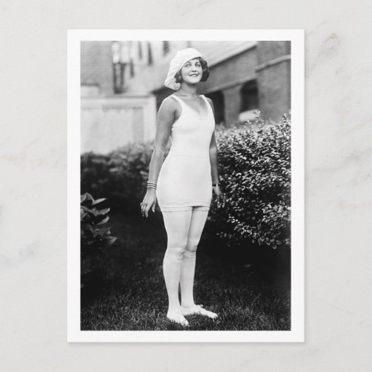 入浴美しい、1900年代初頭 ポストカード (正面)