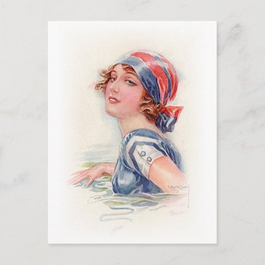 入浴美しい(2) ポストカード (正面)