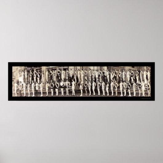 入浴美しいNJ LG写真1926 ポスター (正面)