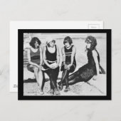 入浴美しいPals on a Pier ポストカード (正面/裏面)