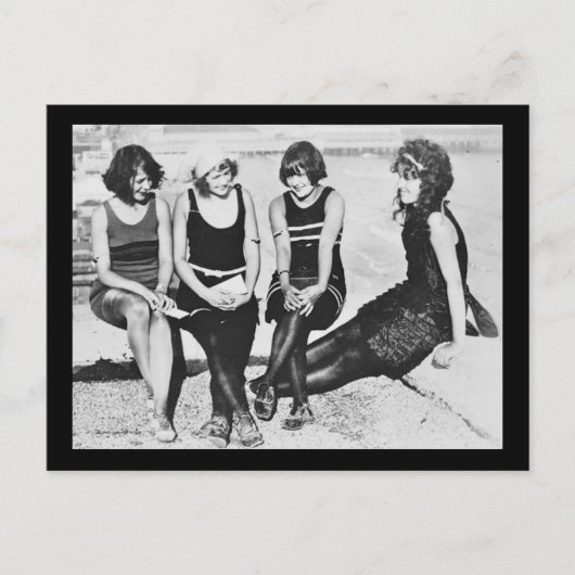 入浴美しいPals on a Pier ポストカード (正面)