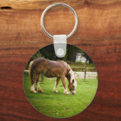 入浴荷車を引く後放牧 キーホルダー (正面)