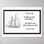 入港船舶 ポスター (正面)