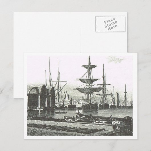 入港船舶 ポストカード (正面/裏面)