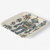 入荷ギアロボット誕生日 – 大型ロボット ペーパープレート (傾斜あり)