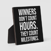 入賞者数マイルストーン – 成功やる気を起こさせる フォトプラーク (正面)