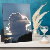 入道雲が太陽を覆い隠す フォトプラーク (側面)