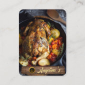 入門付きレストラン名刺 名刺 (正面)