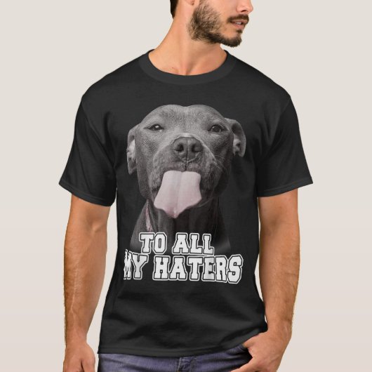 全おもしろいてのピットブル犬の愛人Gへのピットブル Tシャツ (正面)