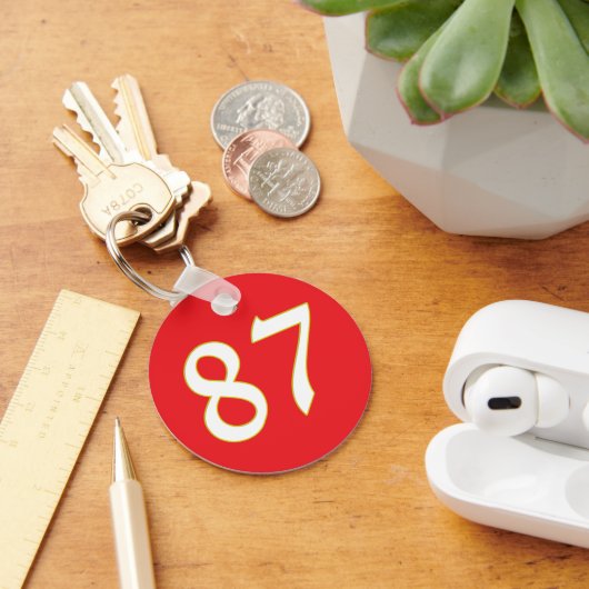 全おもしろいてのファンのギフトは12位だ キーホルダー (デスク)