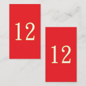 全おもしろいてのファンのギフトは12位だ 名刺 (正面/裏面)