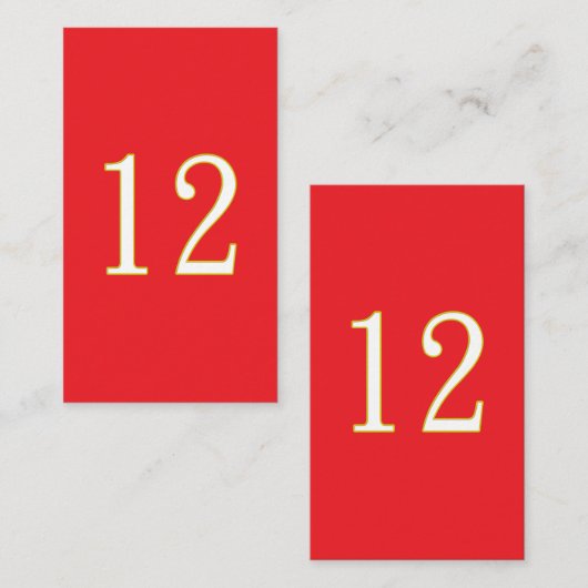 全おもしろいてのファンのギフトは12位だ 名刺 (正面/裏面)