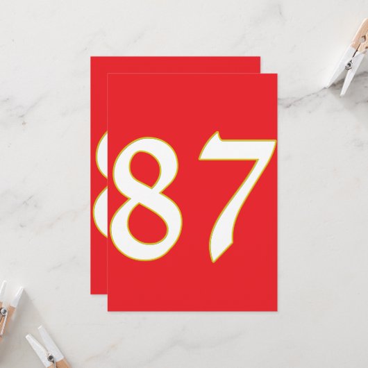 全おもしろいてのファンのギフトは12位だ 招待状 (正面/裏面インサイチュ)