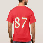 全おもしろいてのファンのギフトは12位だ Tシャツ (裏面)