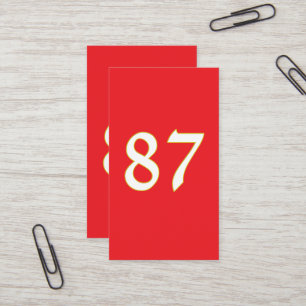 全おもしろいてのファンのギフト87人 名刺
