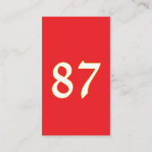 全おもしろいてのファンのギフト87人 名刺 (裏面)