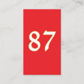 全おもしろいてのファンのギフト87人 名刺 (正面)
