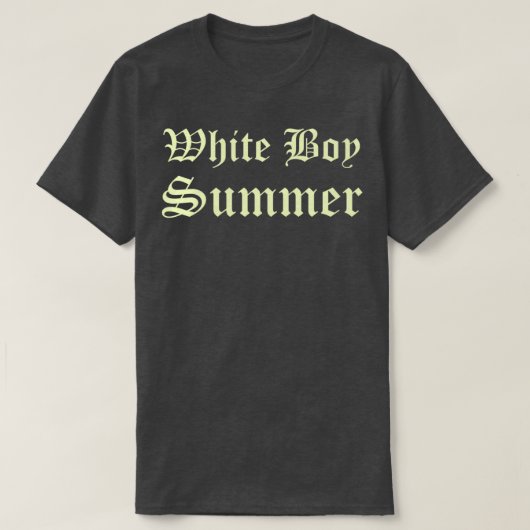 全おもしろいアメリカ人への白い男の子の夏の贈り物 Tシャツ (デザイン正面)