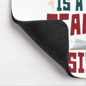 全おもしろい教え善先生の後ろのアシスタント マウスパッド (コーナー)