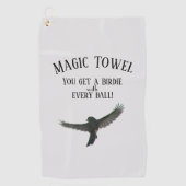 全おもしろい魔法ゴルフタオルバーディ ゴルフタオル (正面)