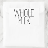 全お洒落乳 長方形シール (バッグ)