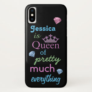 「全かわいらしての女王」 iPhone X ケース