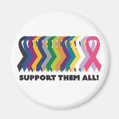 全がん認識度 マグネット (正面)