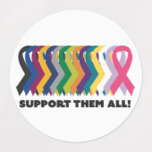 全がん認識度 ラベル (デザイン2)