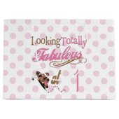 全くすばらしい第1誕生日 ラージペーパーバッグ (正面)