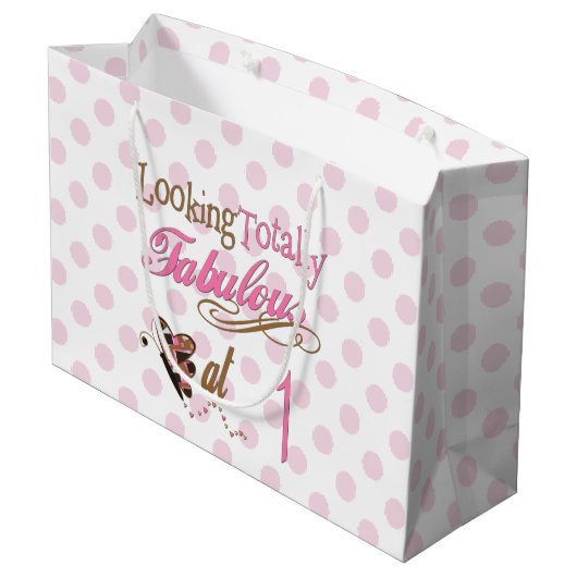 全くすばらしい第1誕生日 ラージペーパーバッグ (裏面アングル)