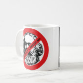 全くないマルクス主義のマグ コーヒーマグカップ (正面左)