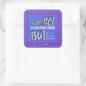 全くコントロールおもしろいしない スクエアシール (バッグ)