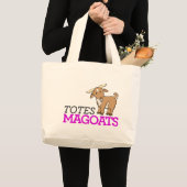 全くトートMagoats ラージトートバッグ (正面(商品))