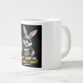 全くニンジン好きじゃないです ジャンボコーヒーマグカップ (正面右)